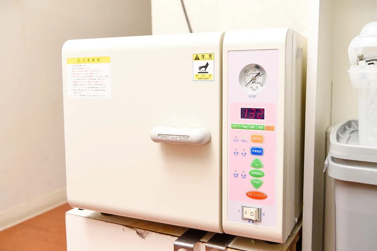 高圧蒸気滅菌機